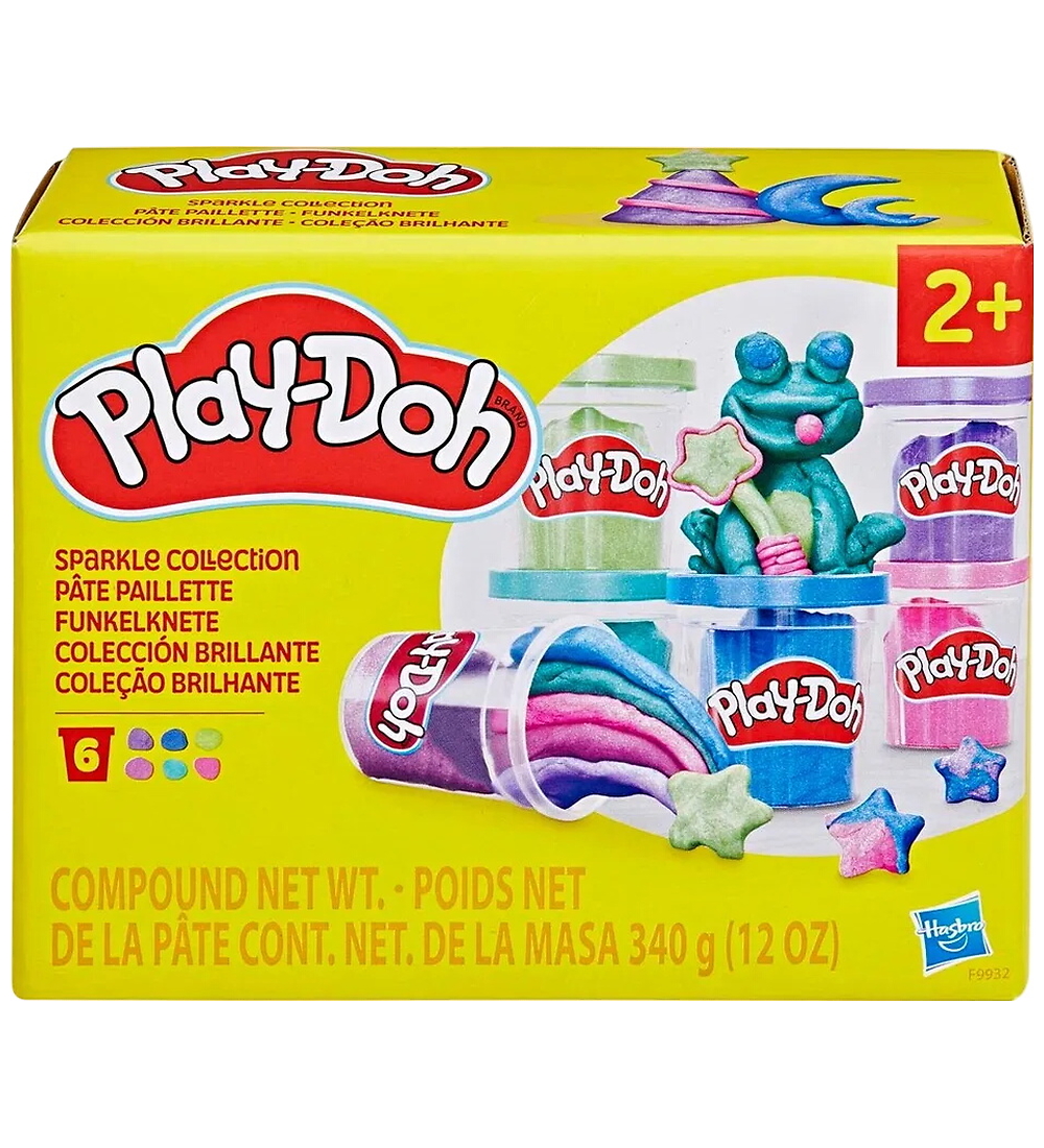 Play-Doh Modeling Clay Set - 6-Pack - Sparkle Collection - 340g