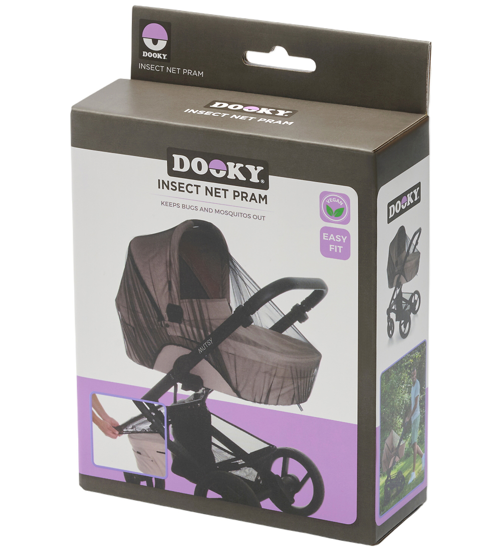 Dooky Mosquito Net - Pram - Black