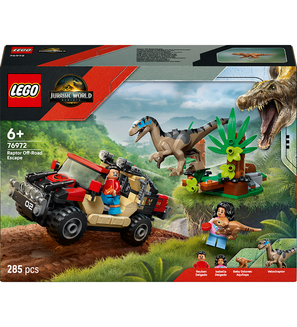 LEGO® Jurassic World - Ontsnapping aan Raptor 76972 - 285 Onderd