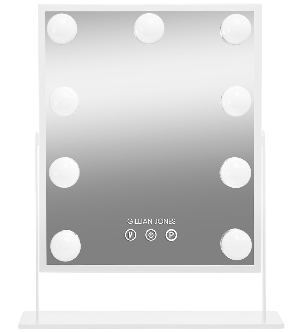 Gillian Jones Sminkspegel - 9 LED/Touch - Vit