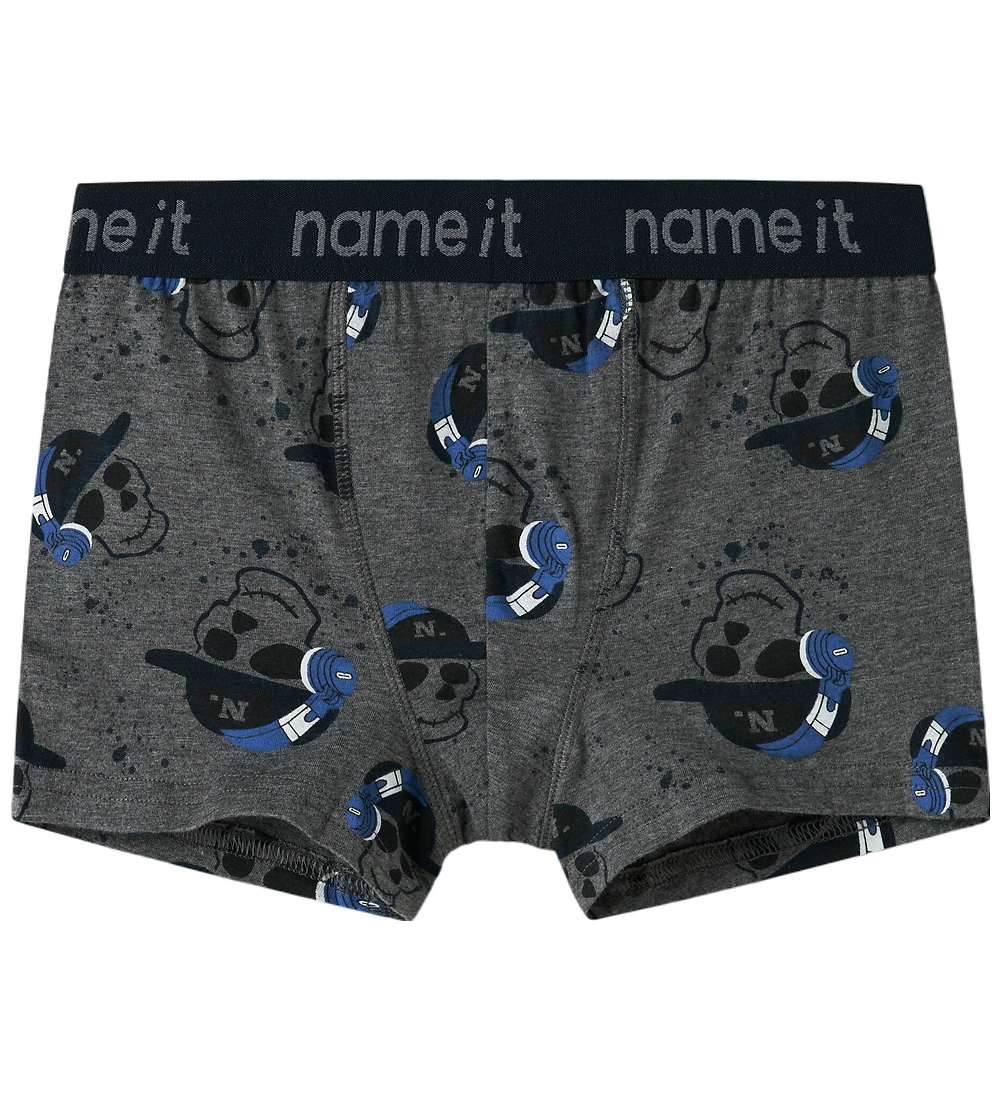 Name It Boxers - 3-Pack - NkmBoxer - Dark Grey Melange