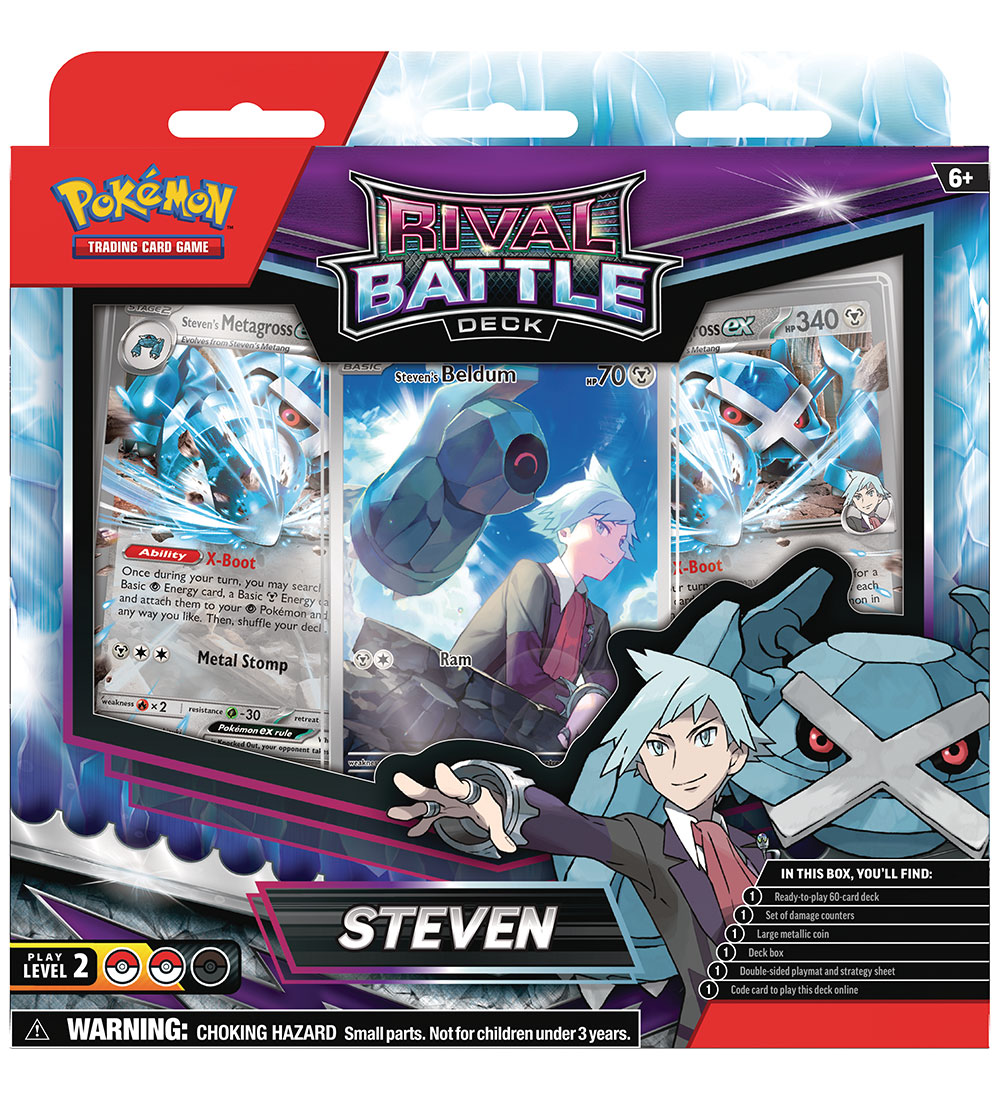 Pokémon Trading Card - Rival Battle Deck - Steven/Marnie - Assor