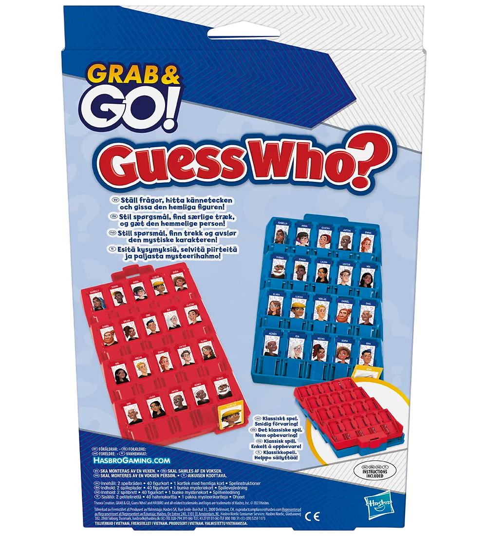 Hasbro Game - Guess Who - Grab & Go