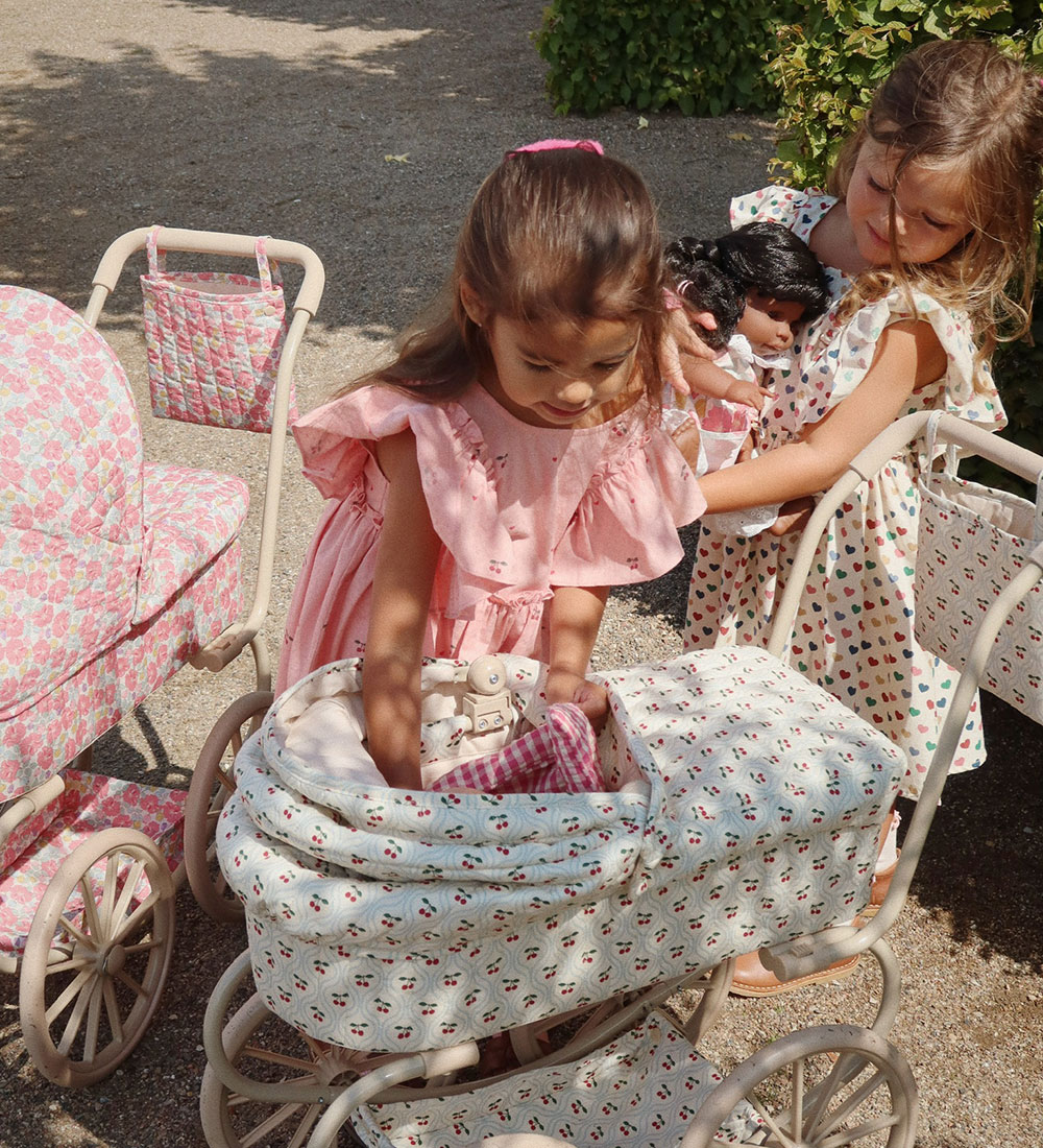 Konges Sløjd Doll Stroller - Minnie - Cherry Motif