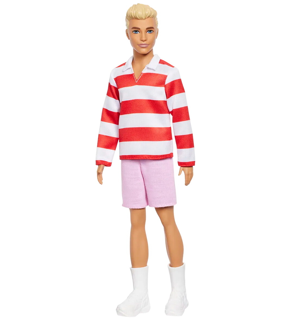 Barbie Doll - Fashionista - Ken w. Red & White Stripes