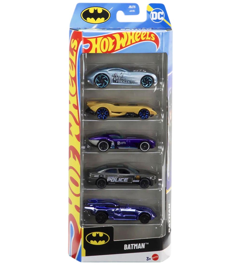 Hot Wheels Cars - 5-Pack - Batman