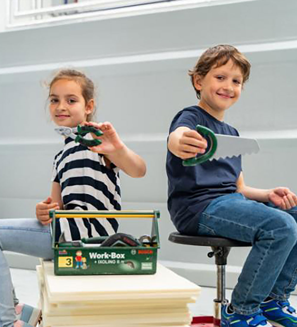 Bosch Mini Toolbox w. Ixolino II - Toys - Green