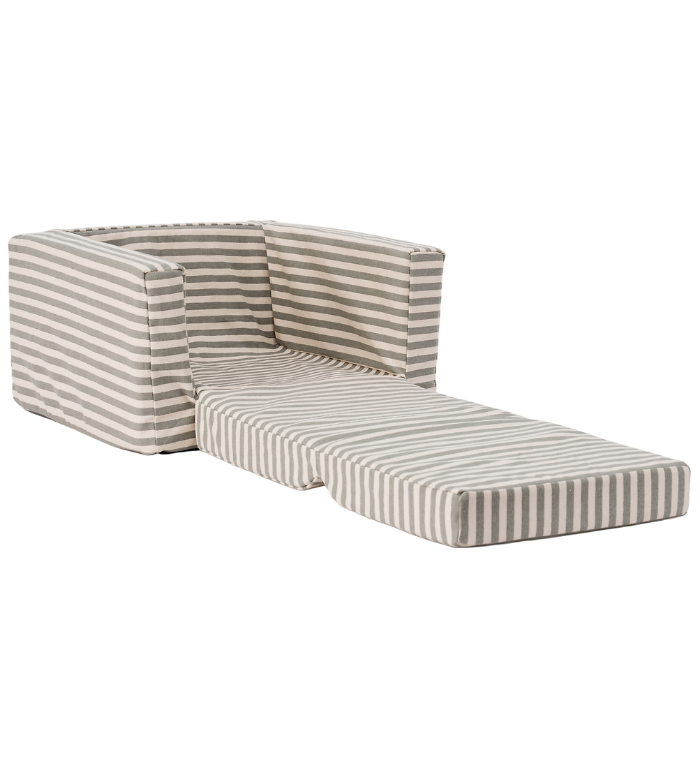 Kids Concept Armchair/Play Mat - Foldable - 42x44x48 - Grey/Whit