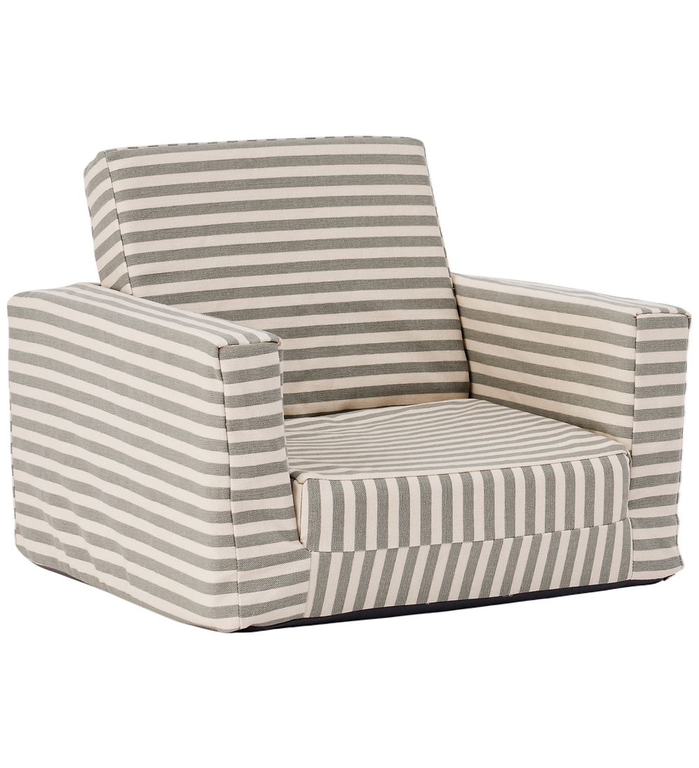 Kids Concept Armchair/Play Mat - Foldable - 42x44x48 - Grey/Whit