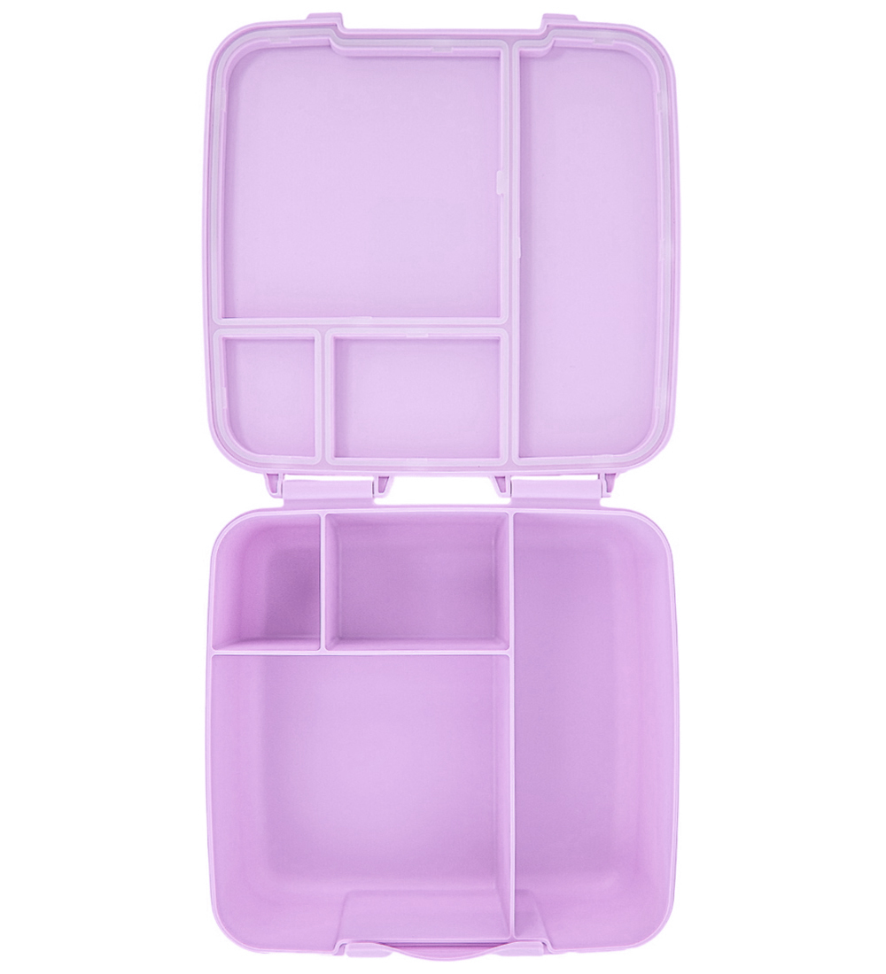 MontiiCo Lunchbox w. 4 Rum - Bento Feast - 2000 mL - Lilac