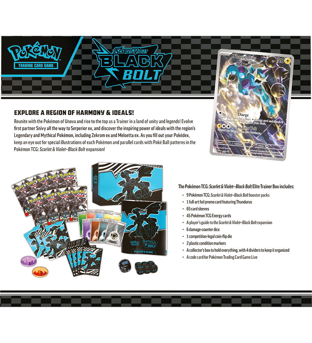 Pokémon Trading Card - Scarlet & Violet: Black Bolt - Elite Trai