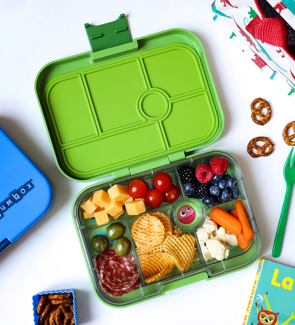 Yumbox Nestisbox M. 6 Rum - Bento Original - Jurassic Green