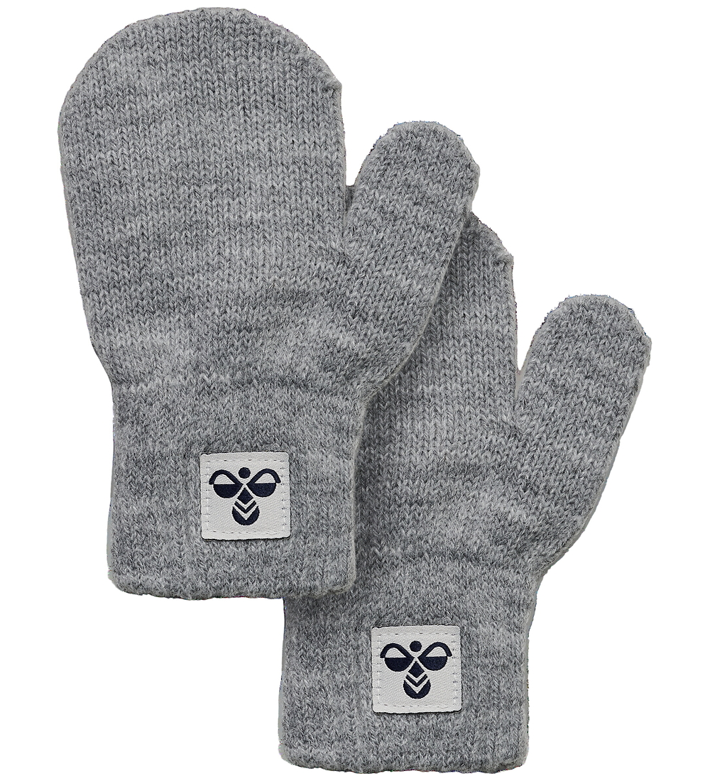 Hummel Fäustlinge - 2er-Pack - Strick - HmlMini - Grau Meliert