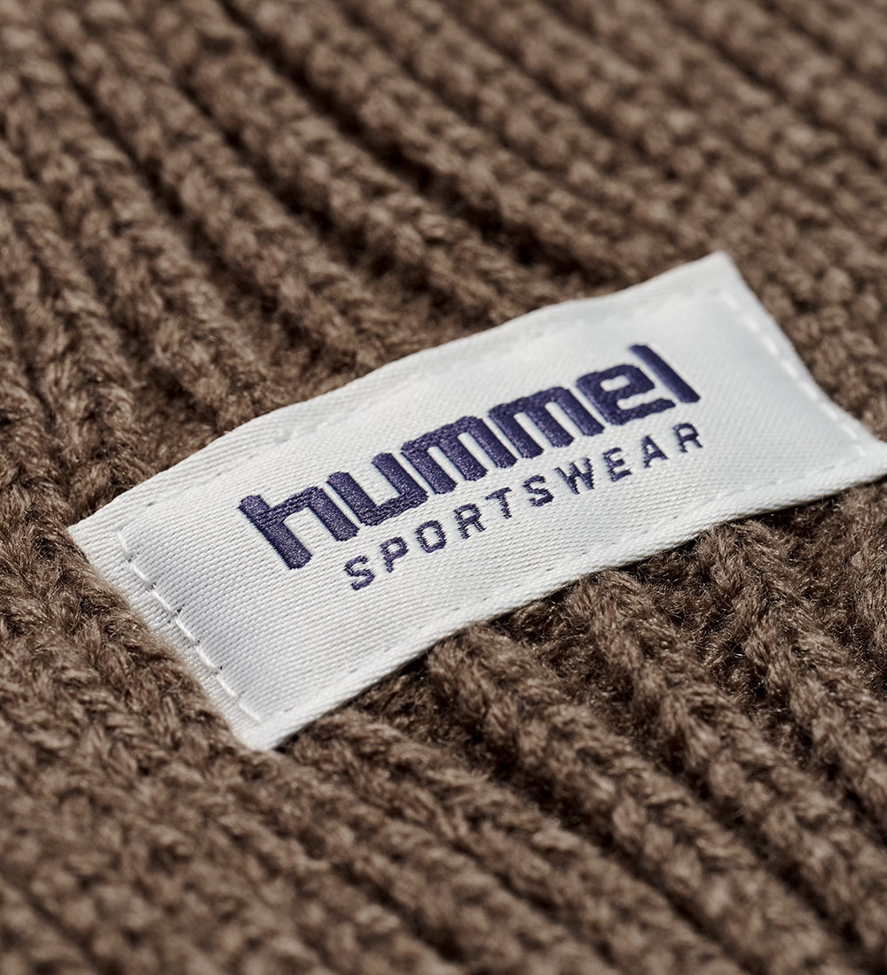 Hummel Beanie - Knitted - Rib - HmlJr - Peppercorn