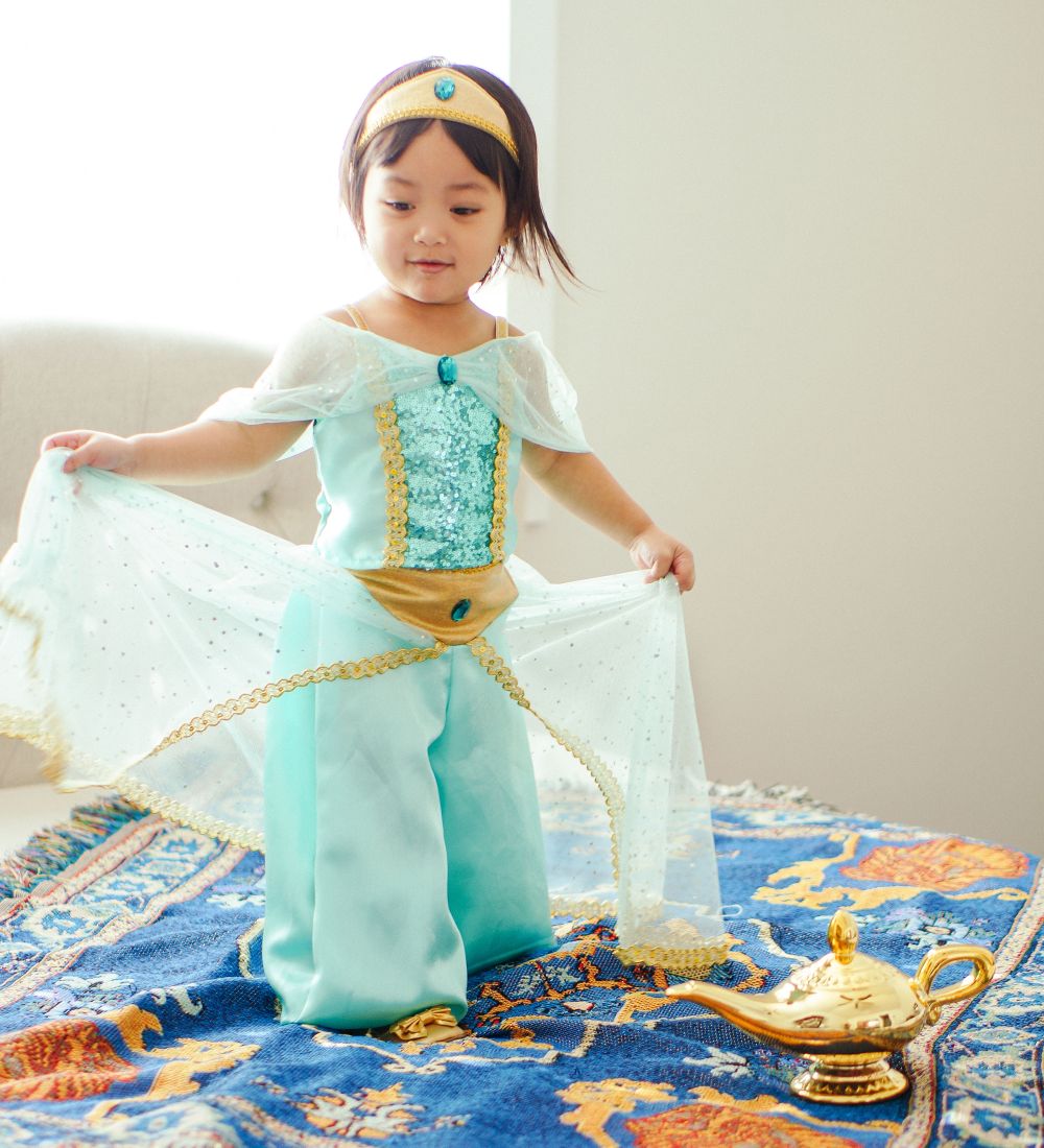Great Pretenders Costume - Jasmine - Teal w. Sequins