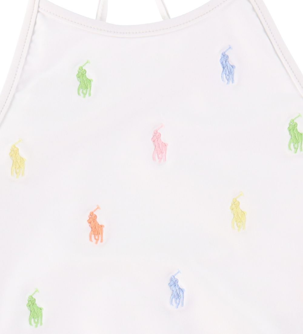 Polo Ralph Lauren Swimsuit - Classics - White w. Embroidery