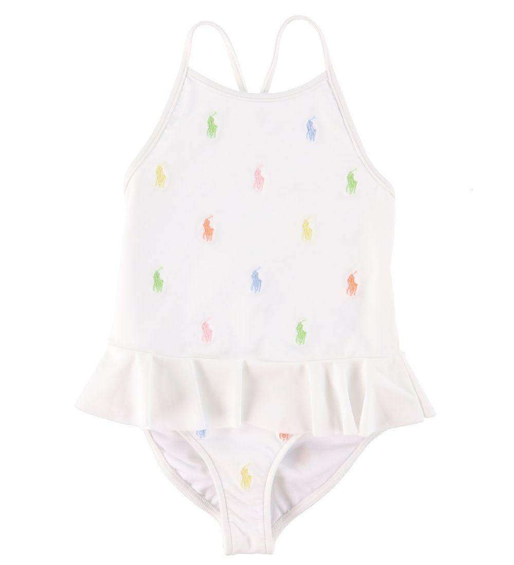 Polo Ralph Lauren Swimsuit - Classics - White w. Embroidery