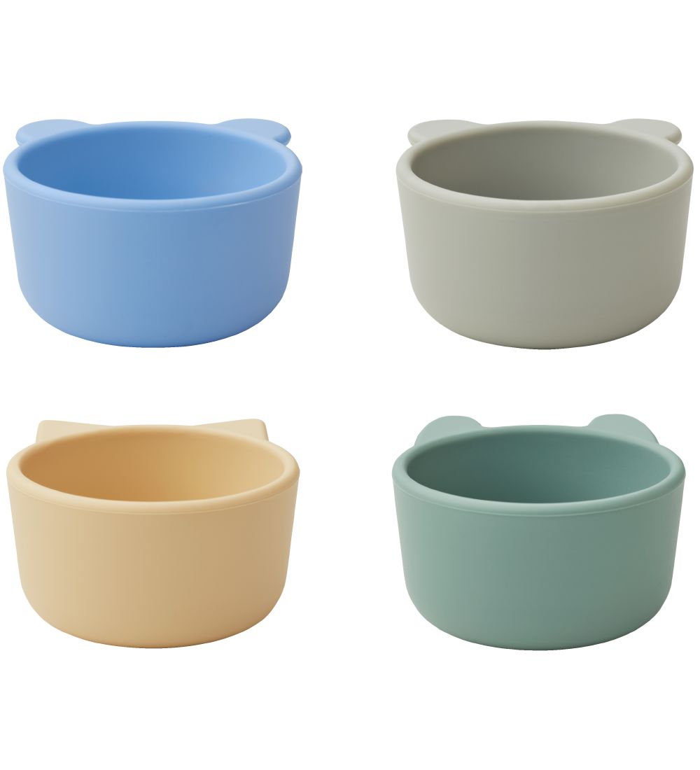 Liewood Bowls - Silicone - Malene - 4 pcs - Peppermint Multi Mi