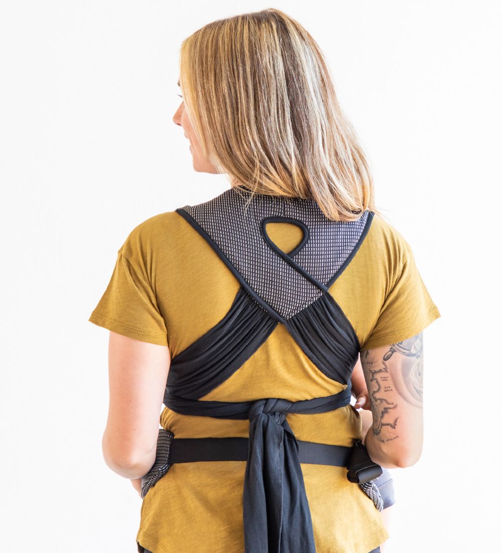 Moby Baby Carrier - Cloud Hybrid - Black
