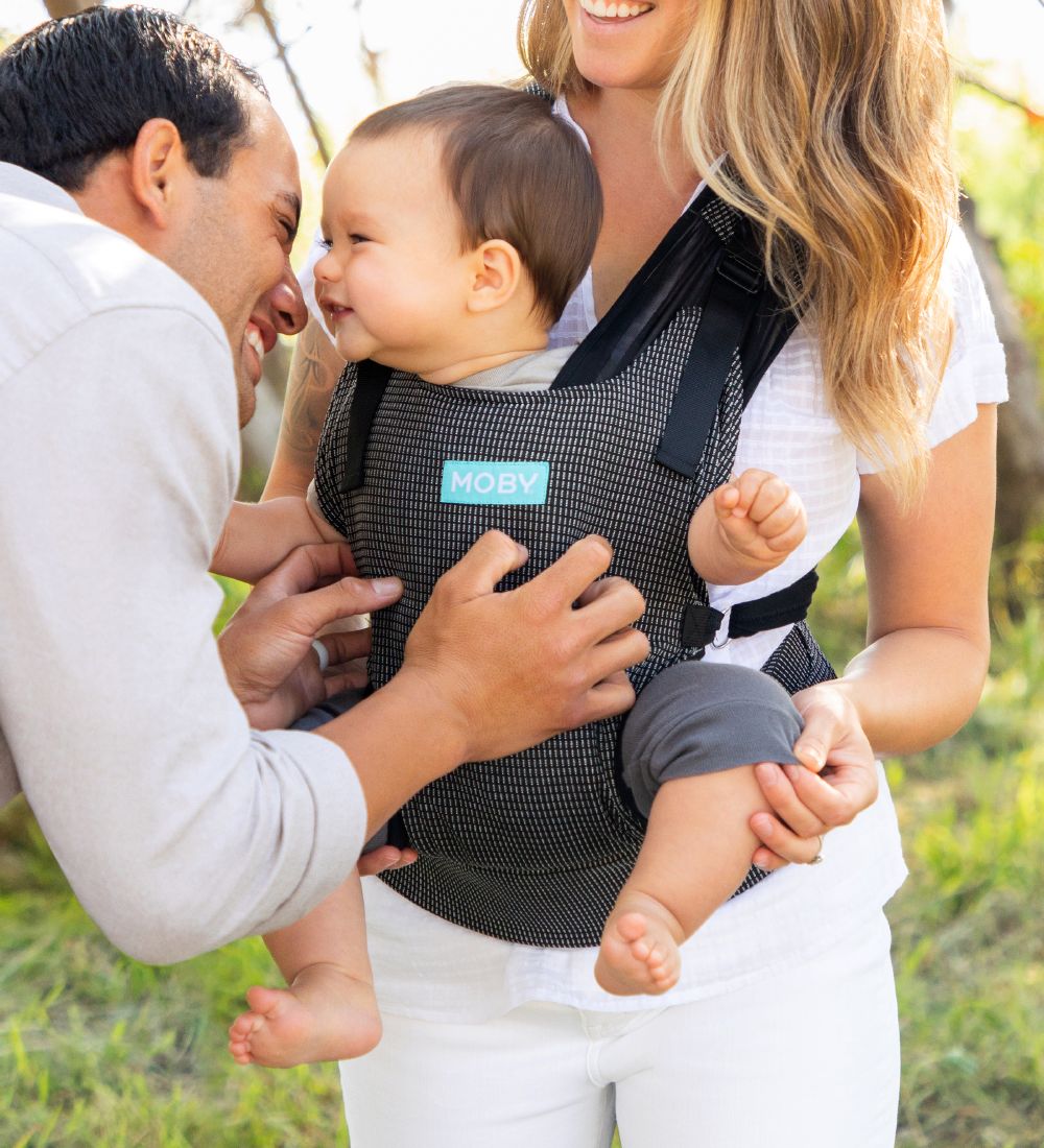 Moby Baby Carrier - Cloud Hybrid - Black