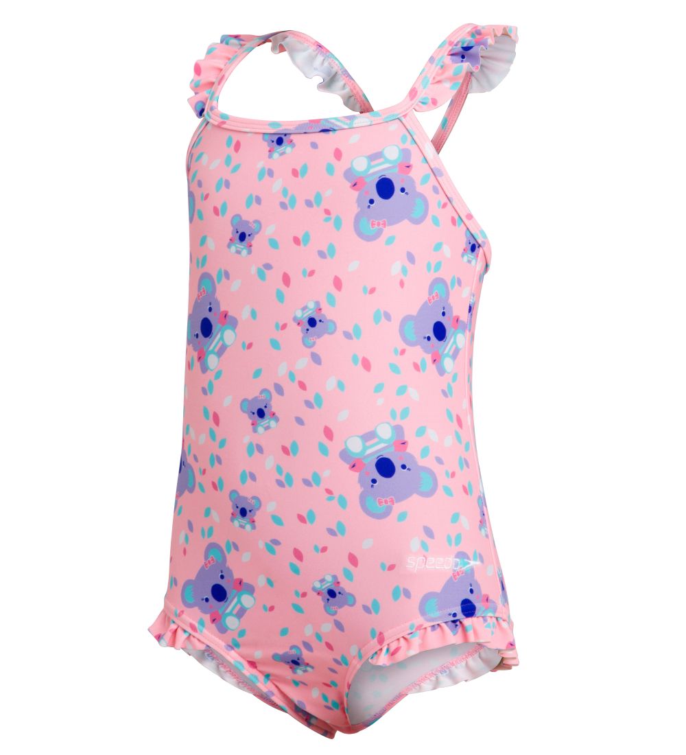 Speedo Badeanzug - Koko Koala - Rosa m. Koalabär