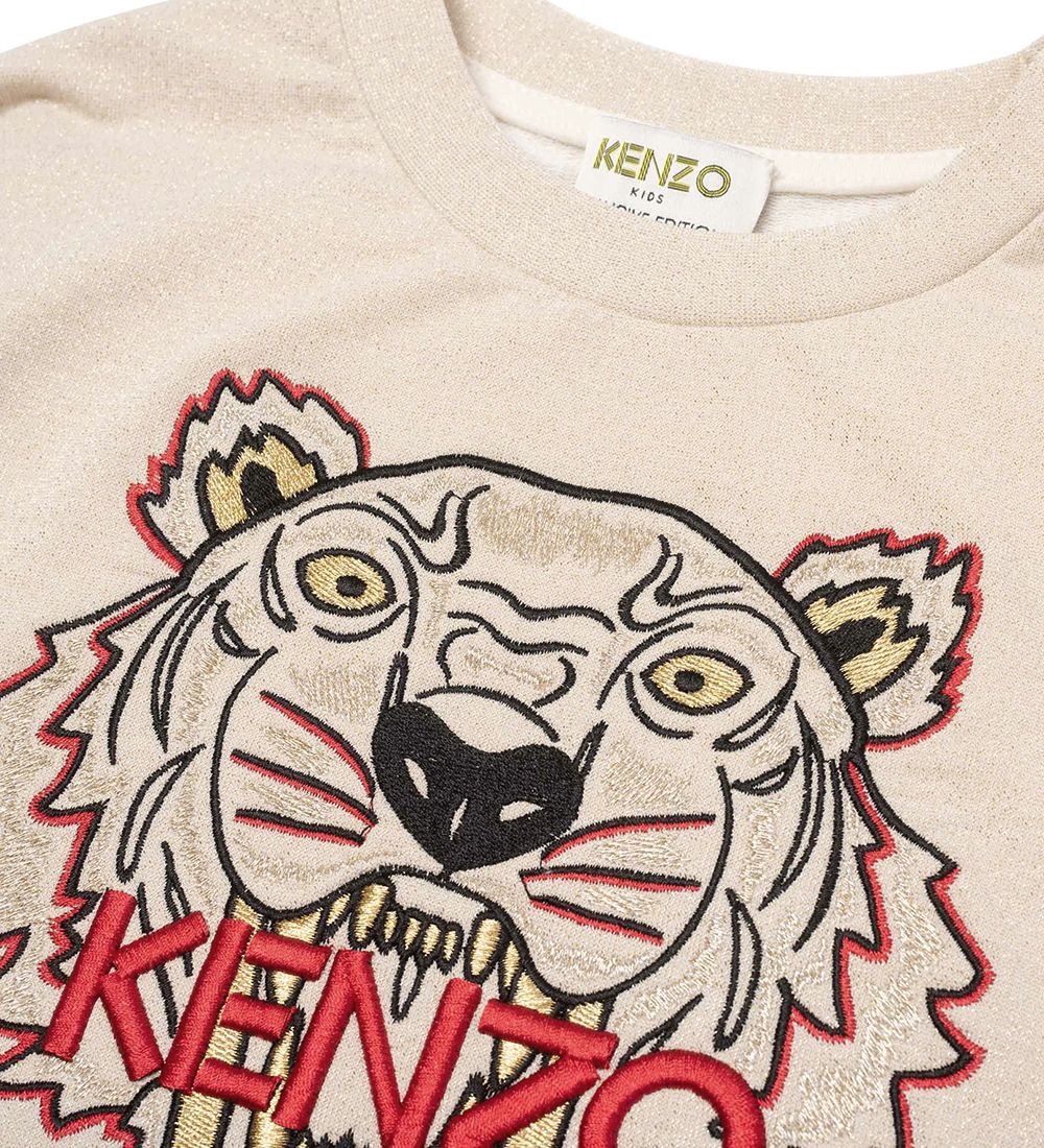 Kenzo Sweatshirt - Exklusive Edition - Gold/Rot Yellow. Tiger