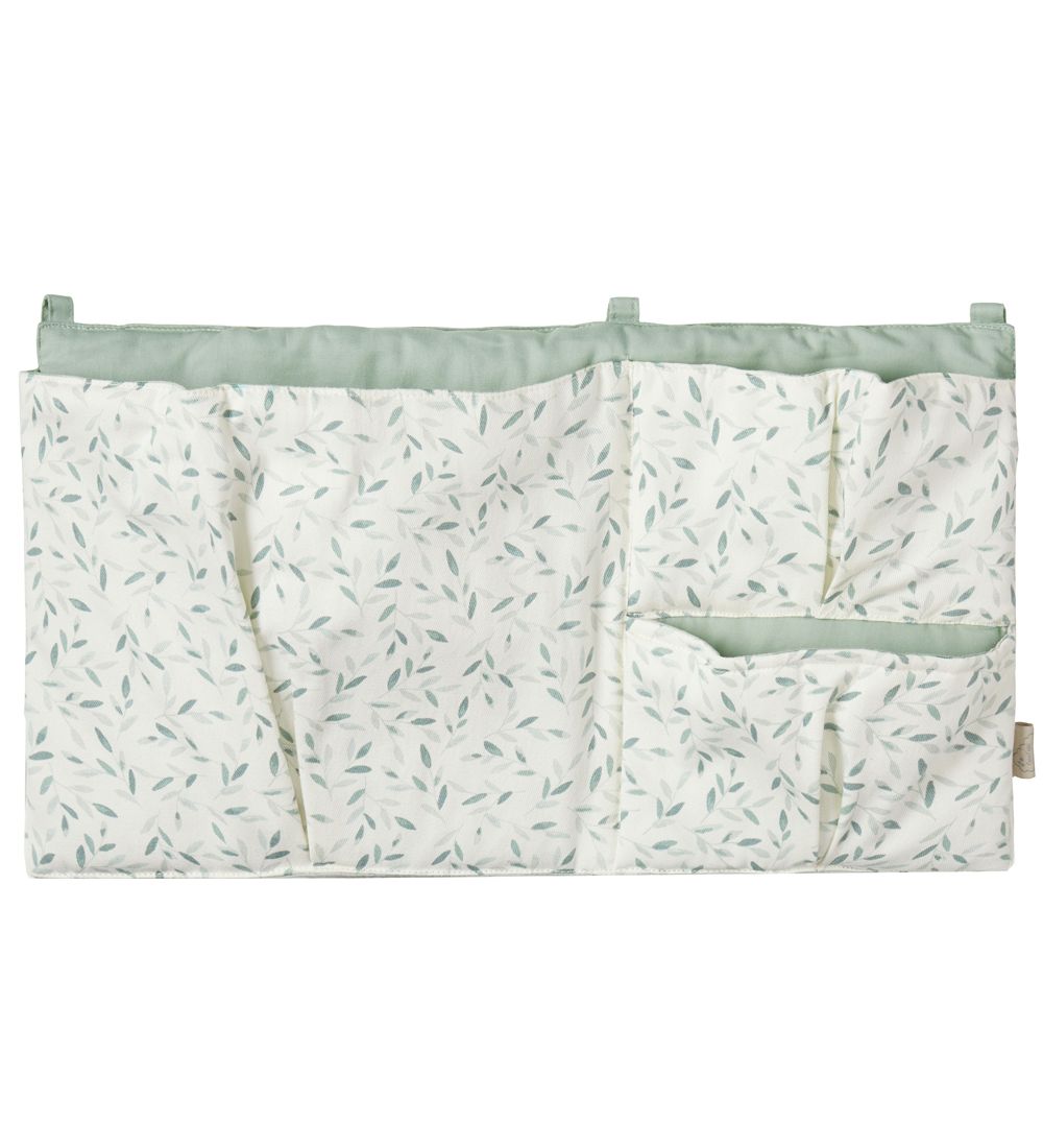 Cam Cam Bed Pocket - 42x24 cm - Green Leaves