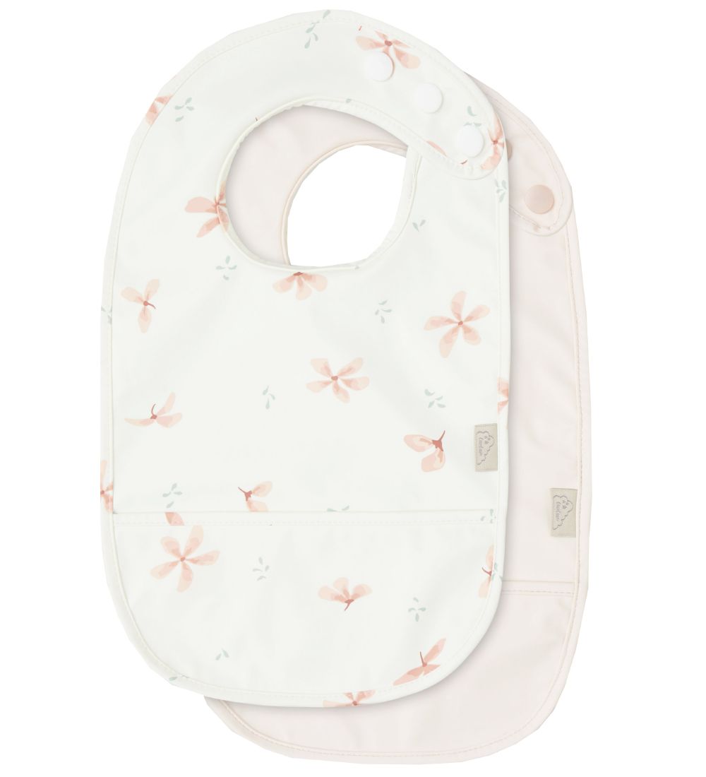 Cam Cam Bib - 2-Pack - Windflower Cream/Blossom Pink
