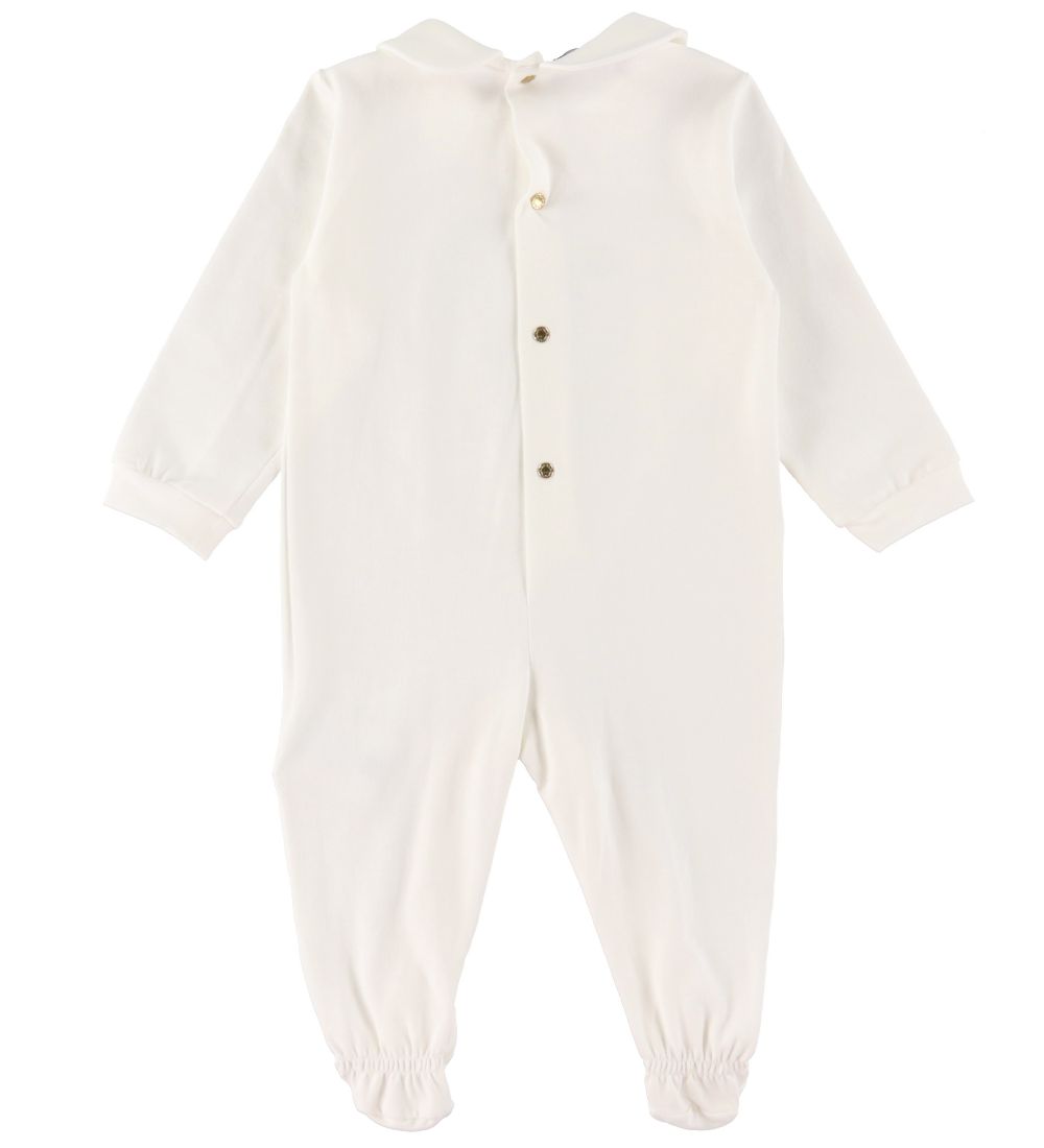 Versace Jumpsuit - Medusa - White/Baby Blue