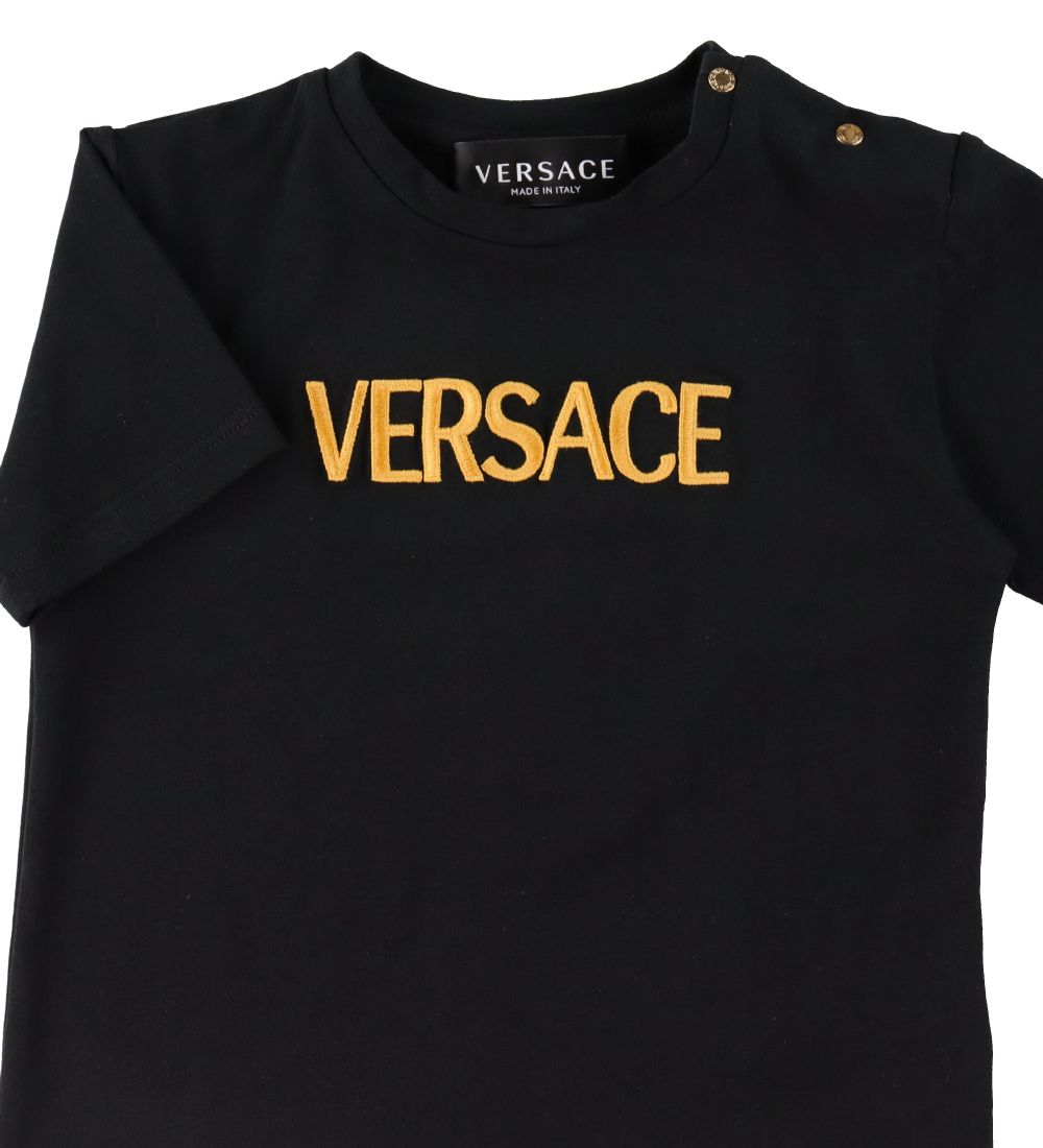 Versace T-shirt - Medusa - Black/Gold