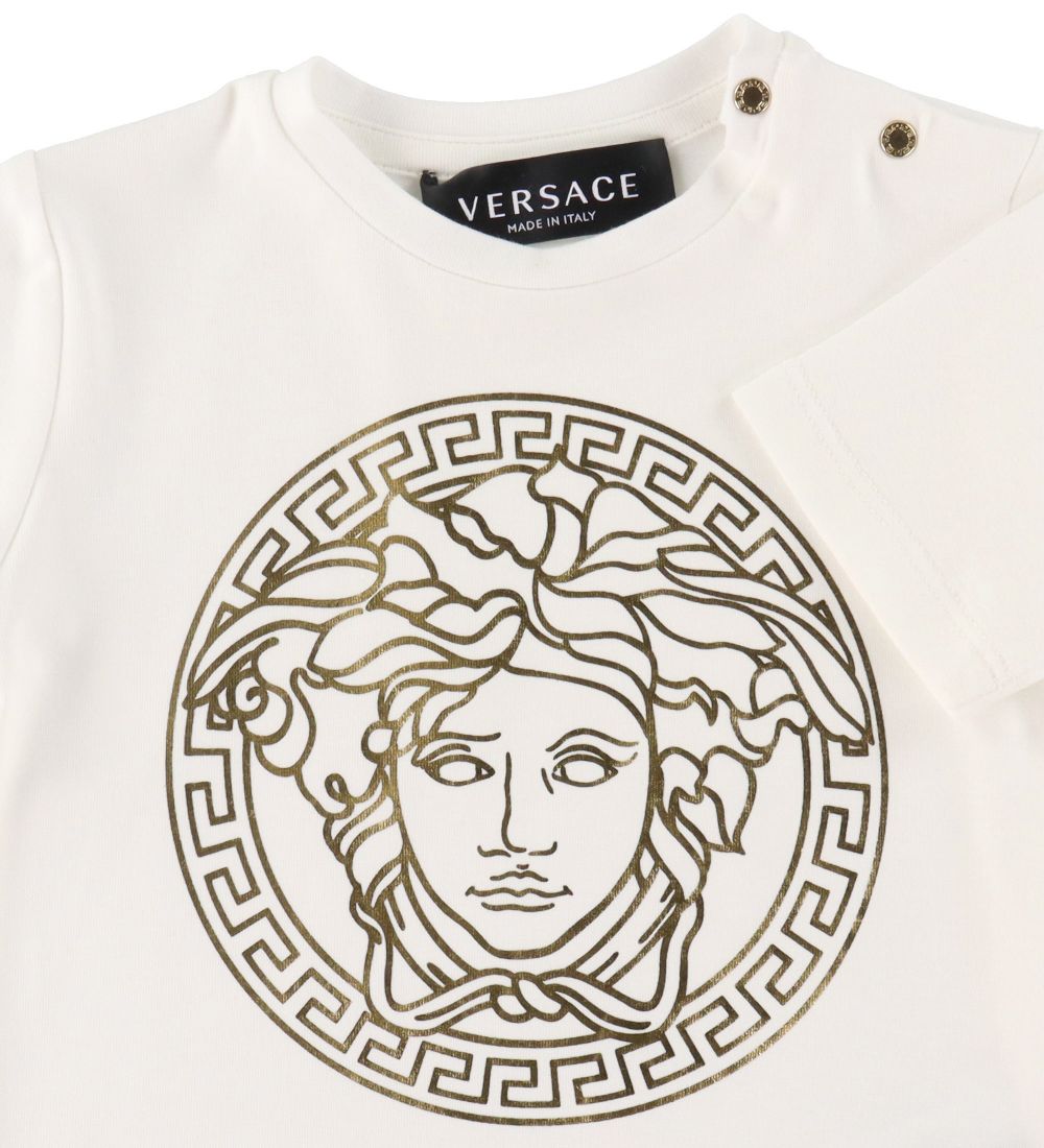Versace T-shirt - Medusa - White/Gold