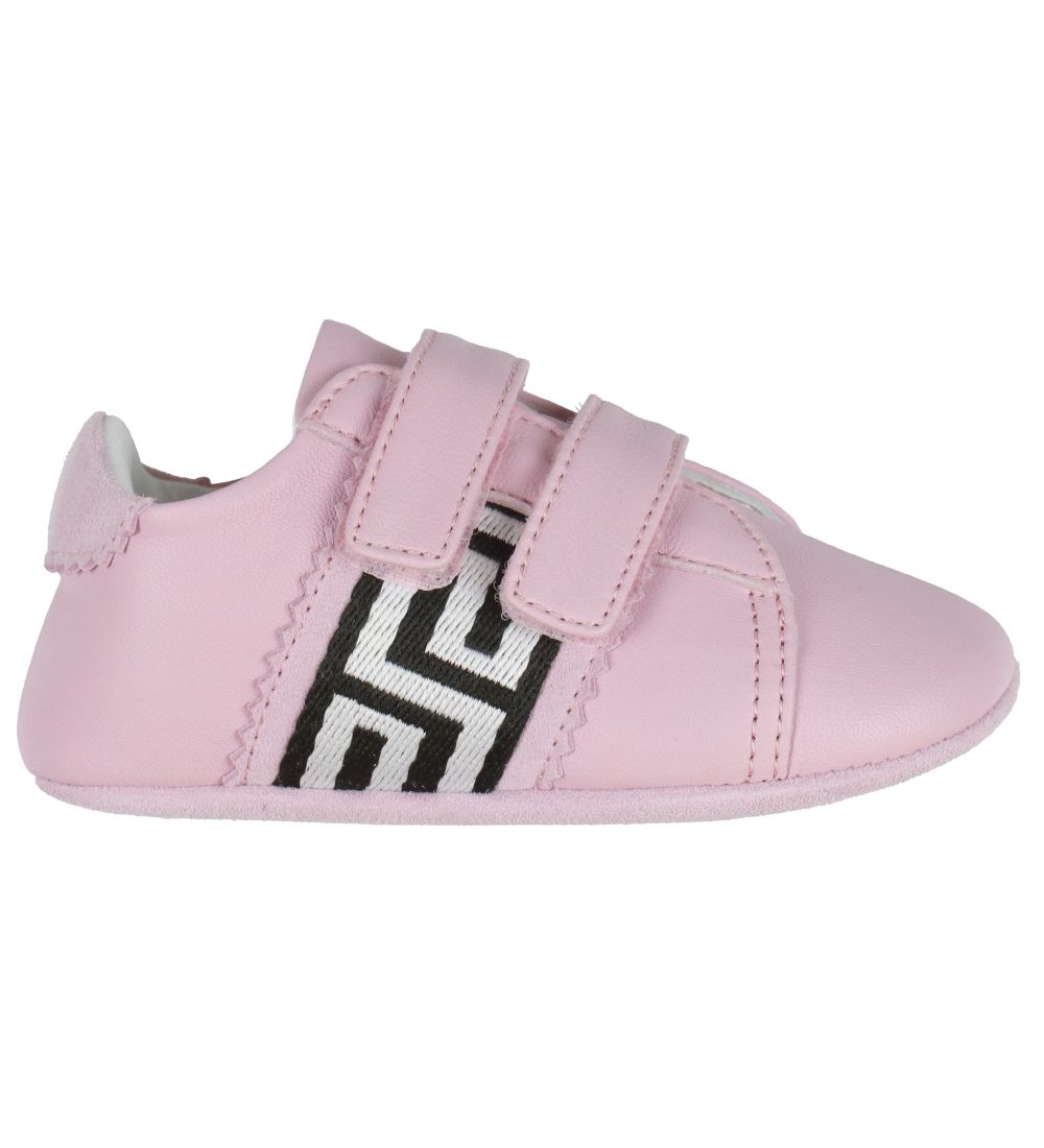 Versace Soft Sole Leather Shoes - Baby Pink