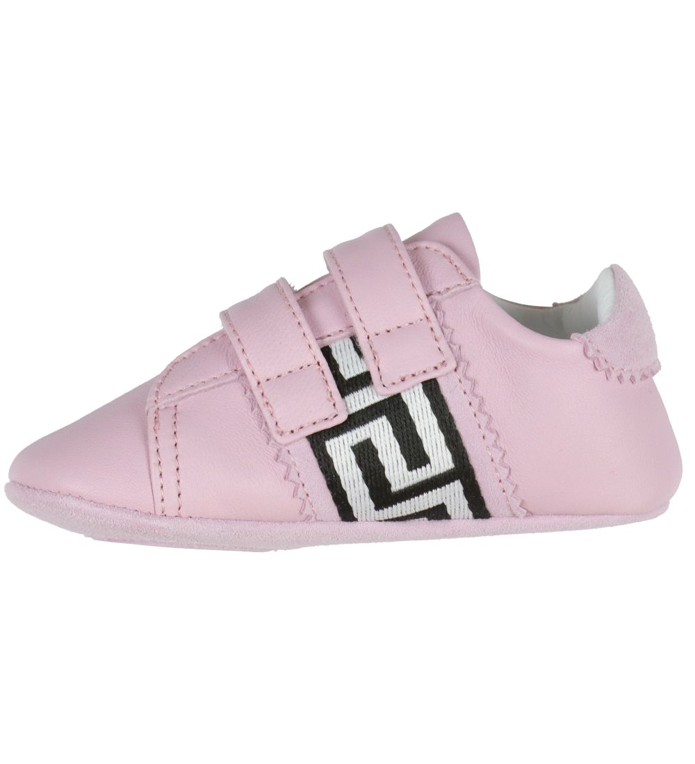 Versace Soft Sole Leather Shoes - Baby Pink