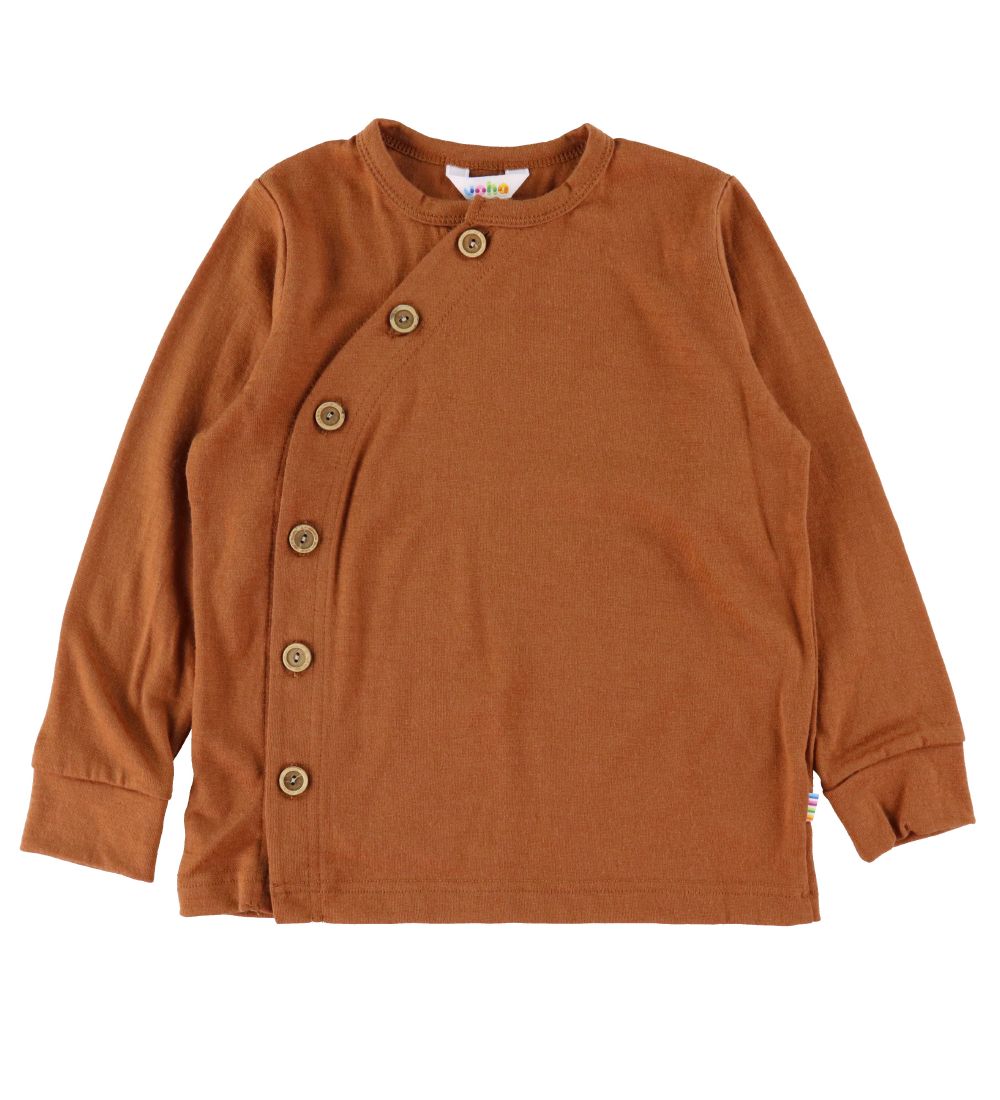 Joha Cardigan w. Buttons - Wool - Brown