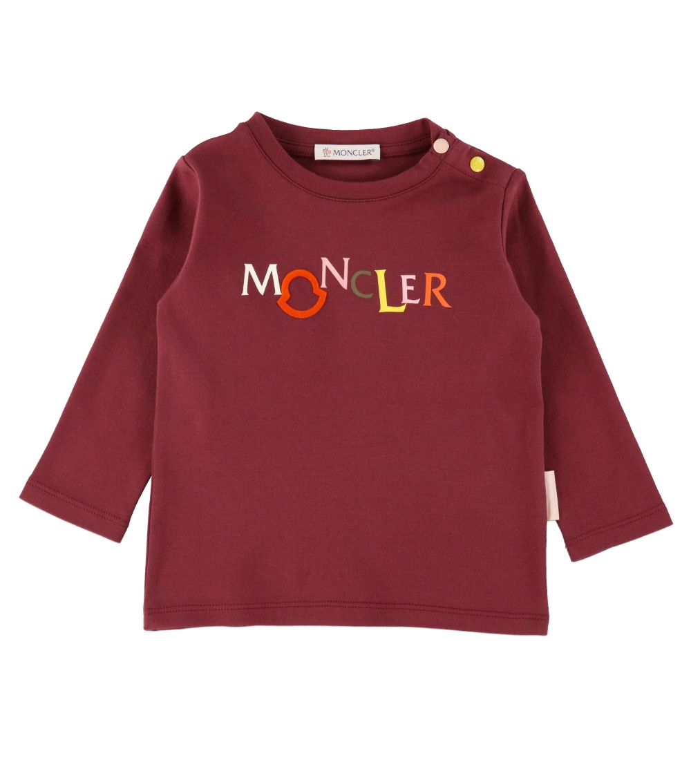 Moncler Blouse - Bordeaux w. Text