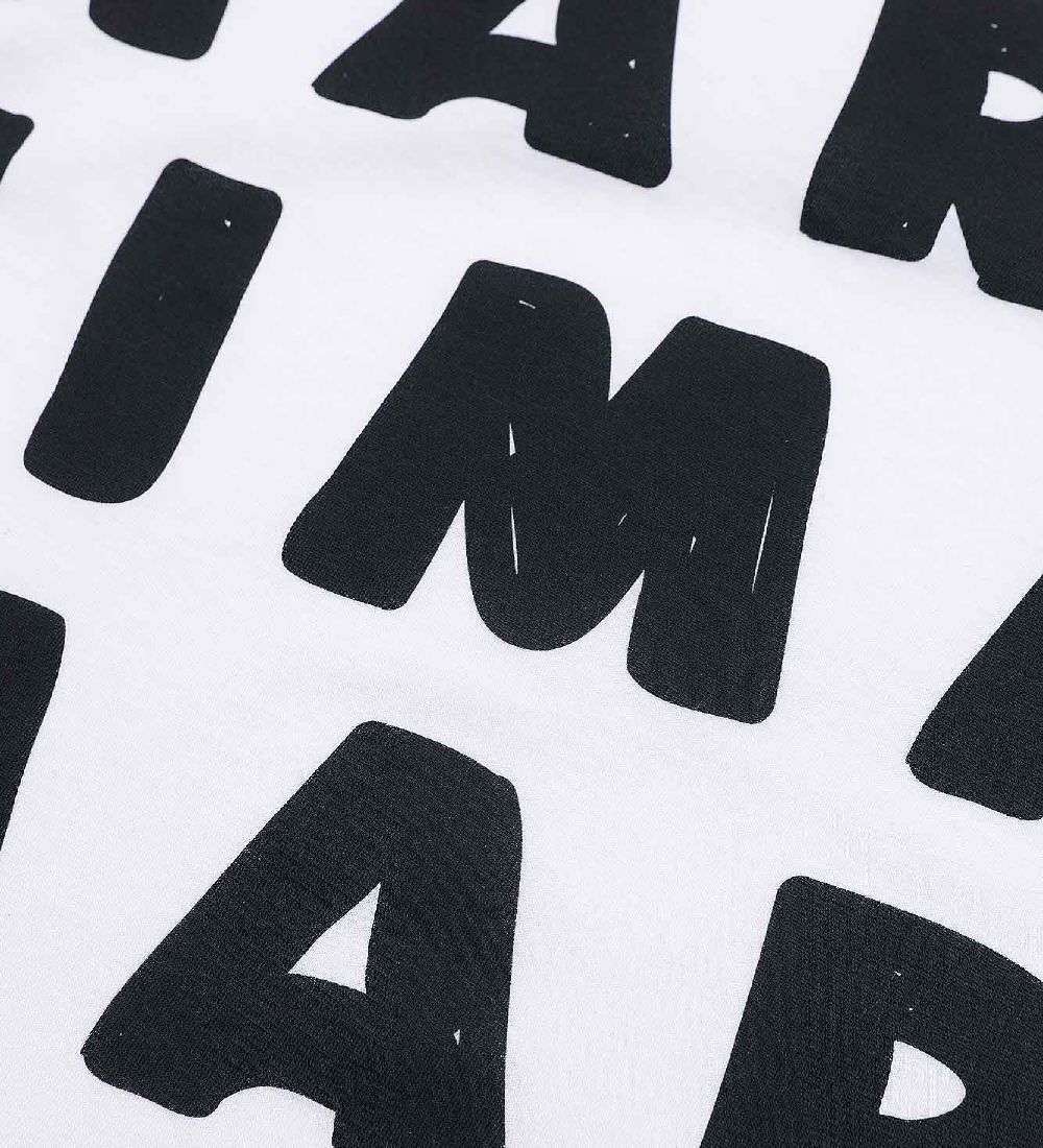 Marni T-shirt - White w. AOP Logo