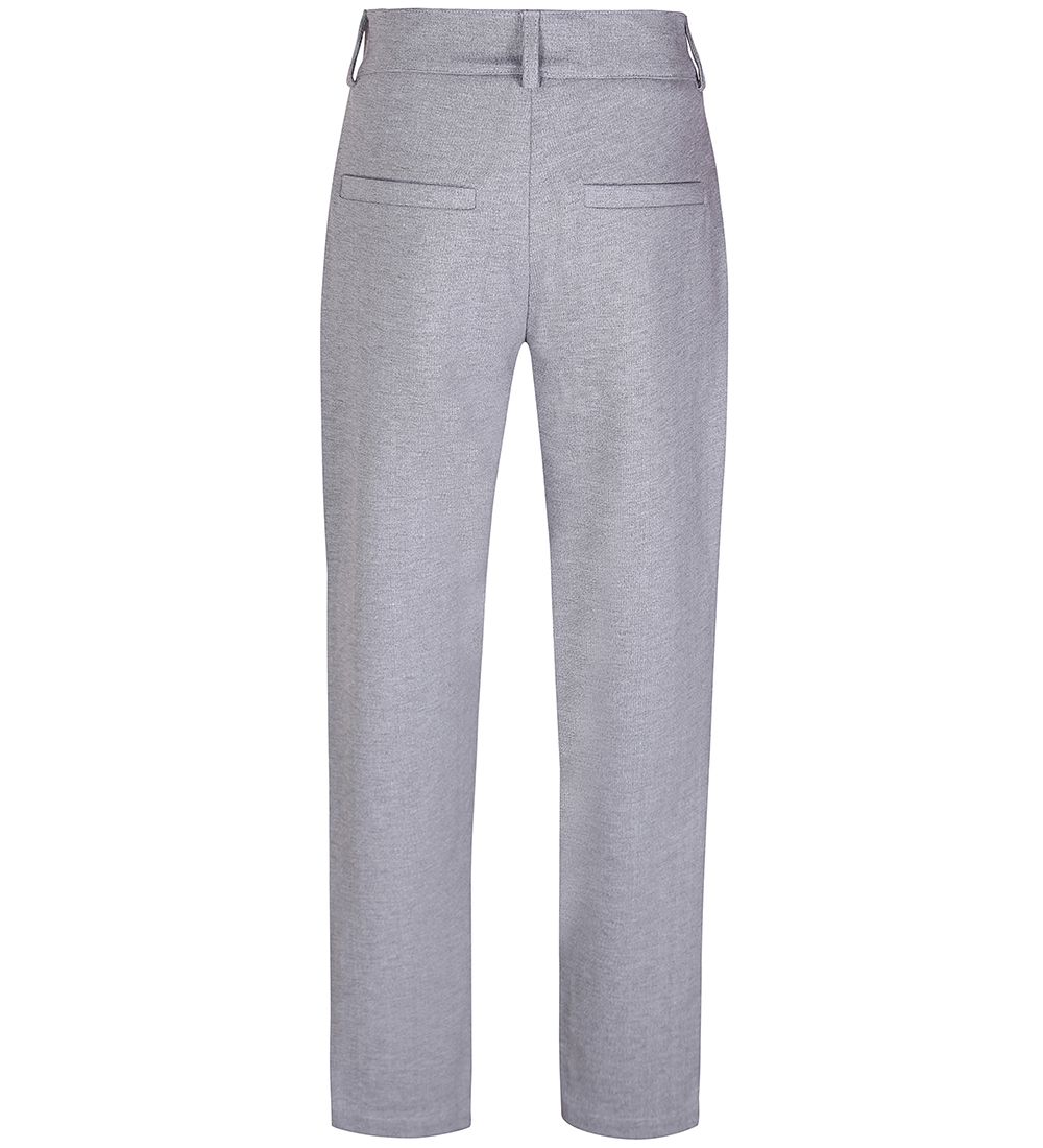 Bruuns Bazaar Trousers - Anchor - Light Grey Melange