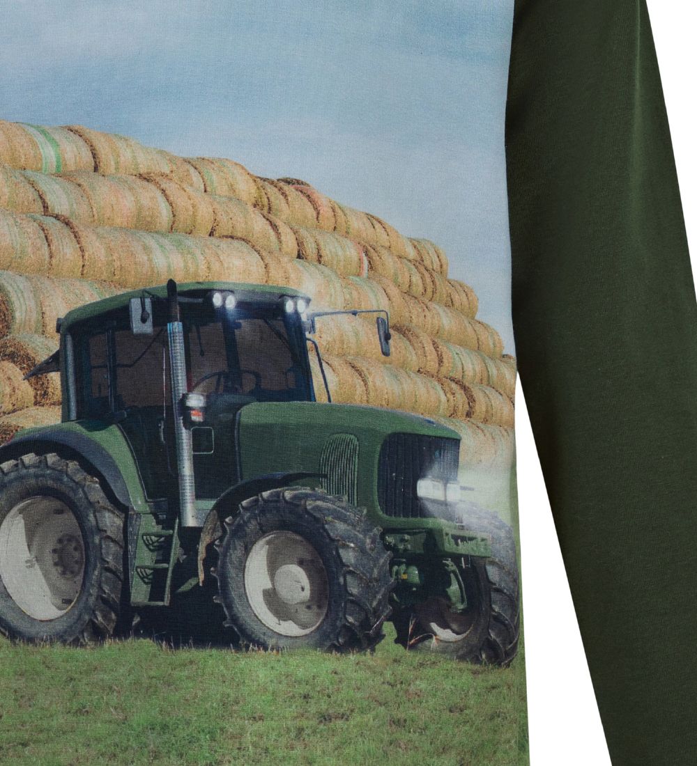 Minymo Blouse - Forest Night w. Tractor