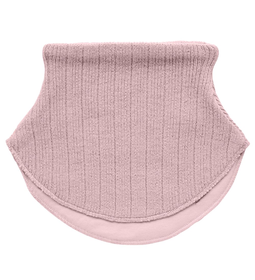 Melton Neck Warmer - Wool/Cotton - 2-layer - Pink