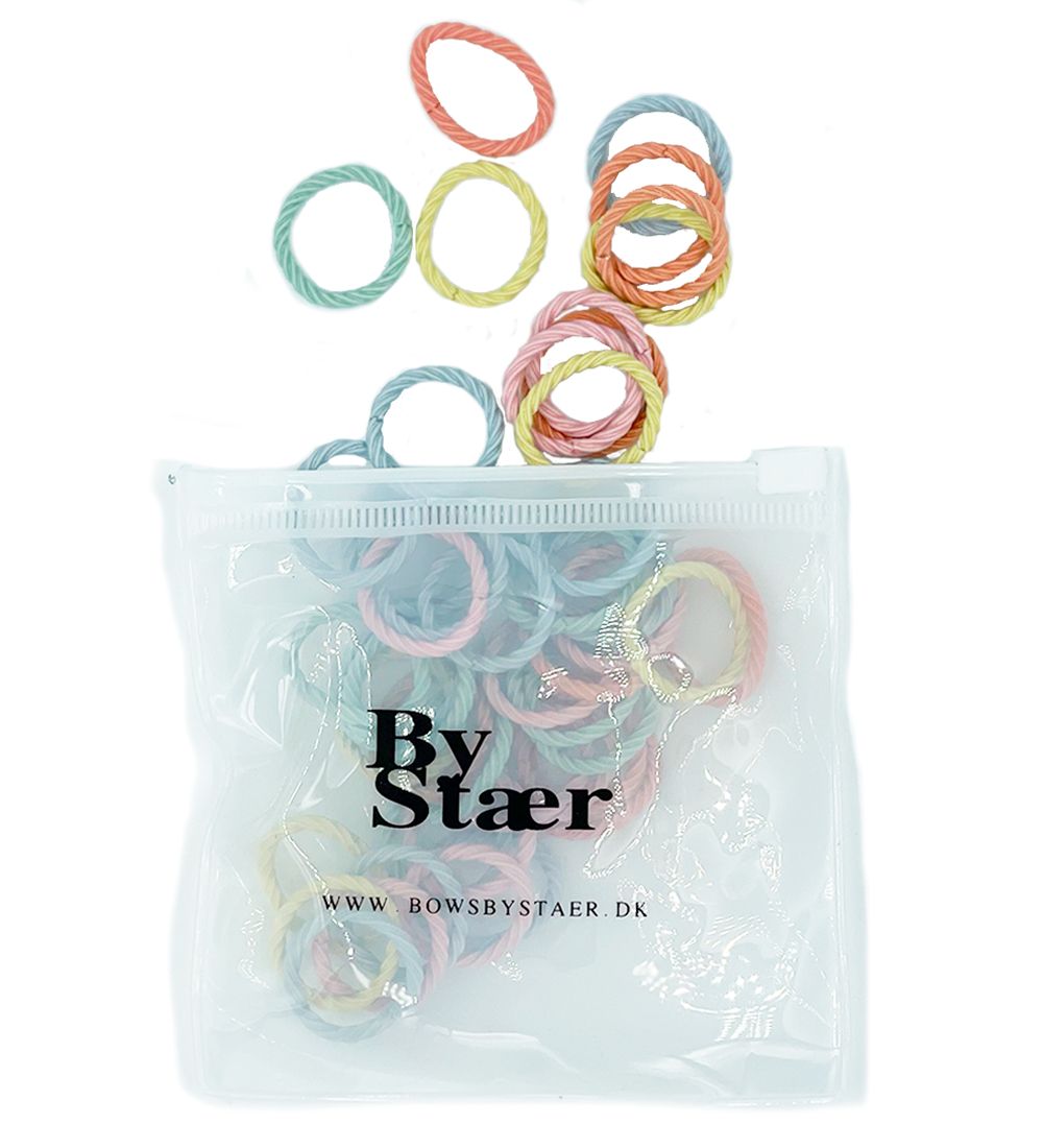By Stær Mini Elastic Hair Bands - 50 pcs - Mix 5