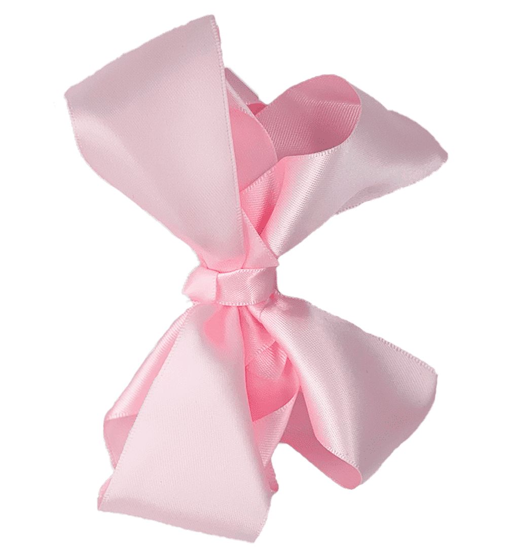 By Stær Baptism Ribbon w. Bow - Satin - Pink