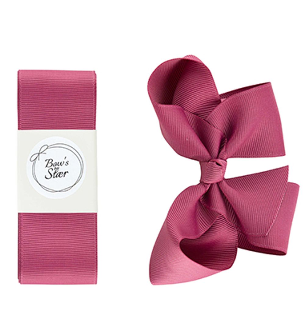 ByStærBaptismRibbonw.Bow-VictorianRose