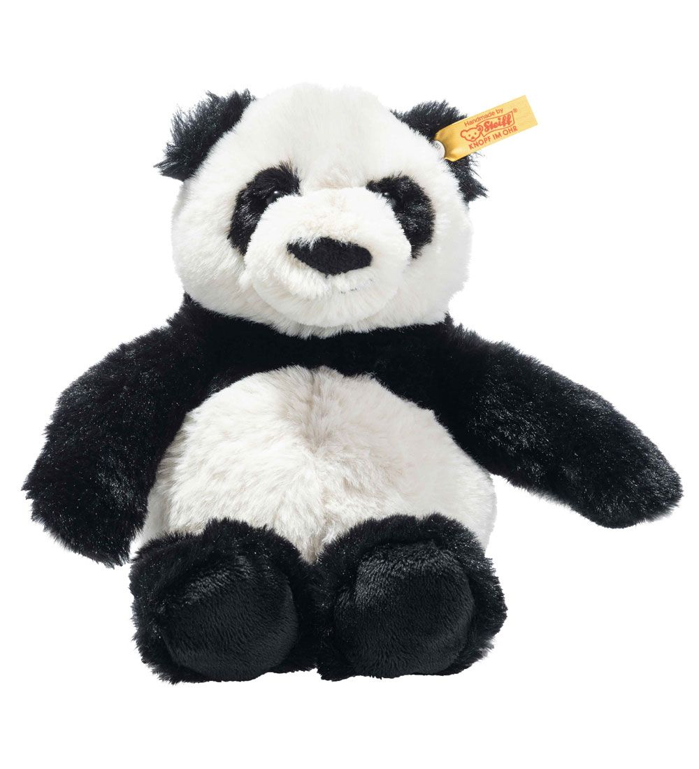 Steiff Gosedjur - Ming Panda - 20 cm - Vit/Svart