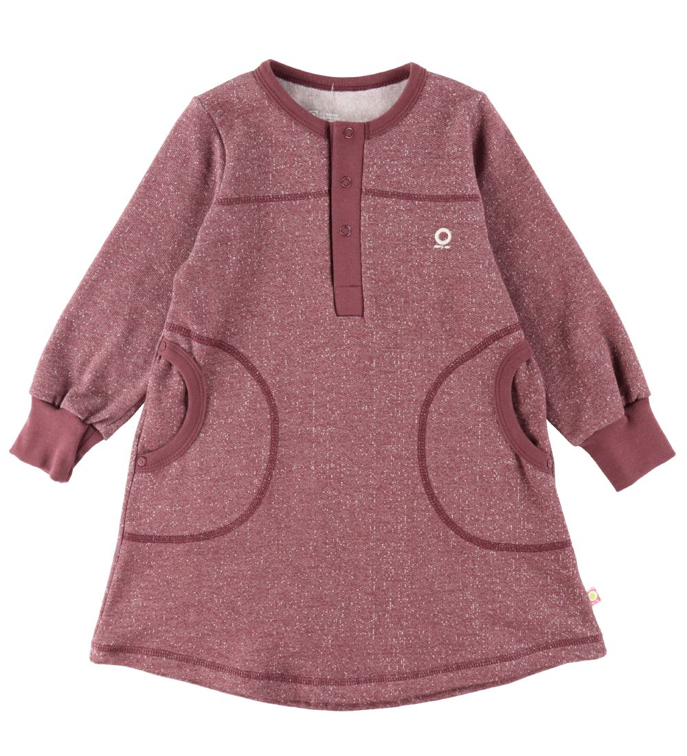 Katvig Dress - Sweat - Melange Dark Pink