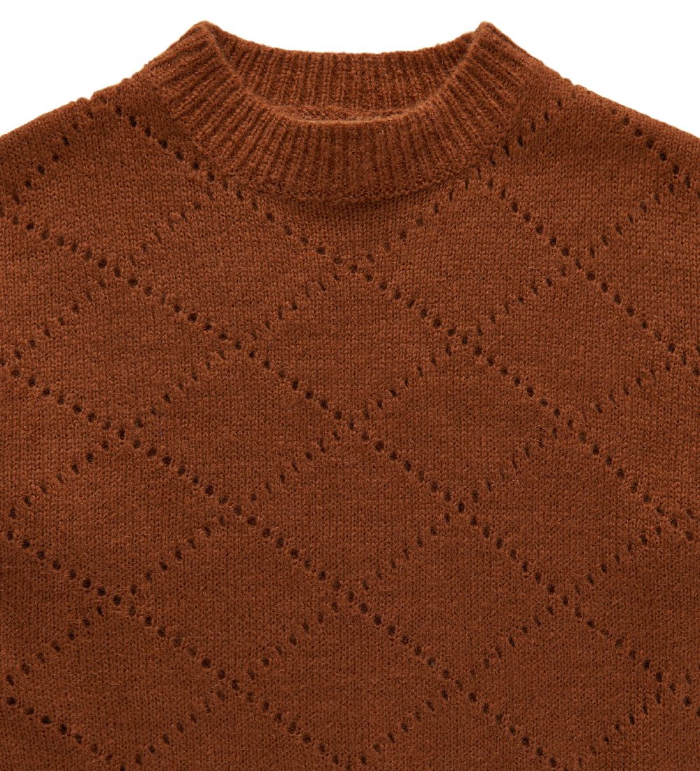 Soft Gallery Blouse - Knitted - Essy - Roasted Pecan
