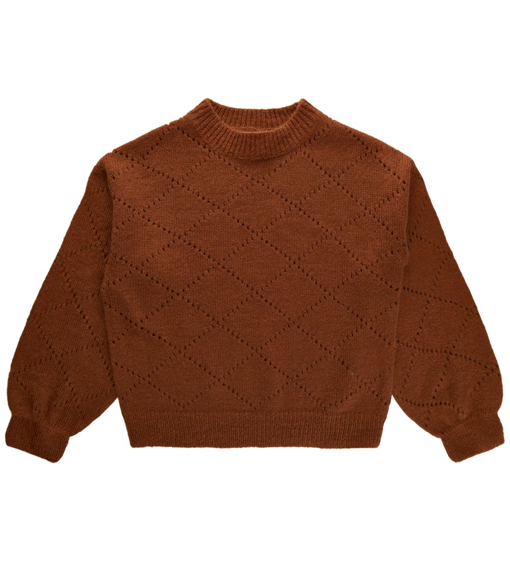 Soft Gallery Blouse - Knitted - Essy - Roasted Pecan