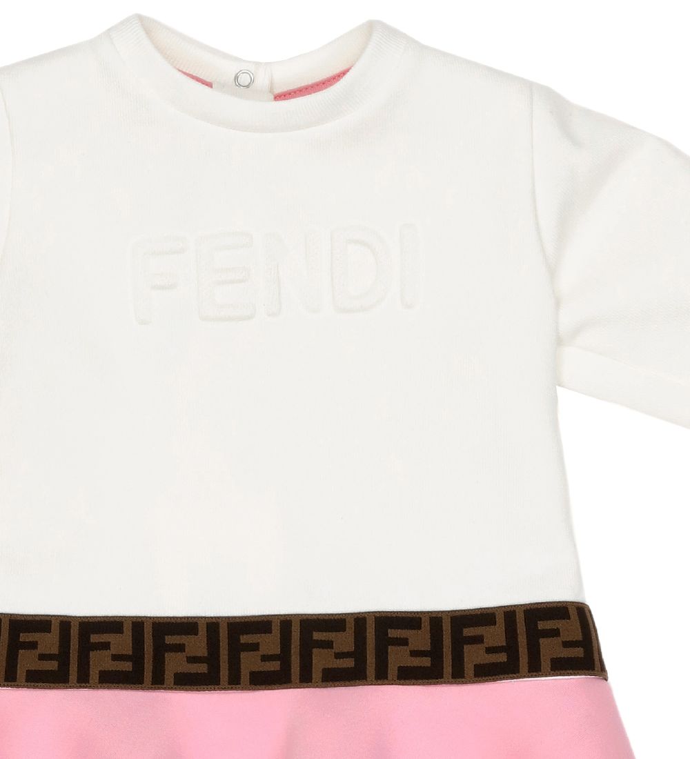 Fendi Dress - White/Pink