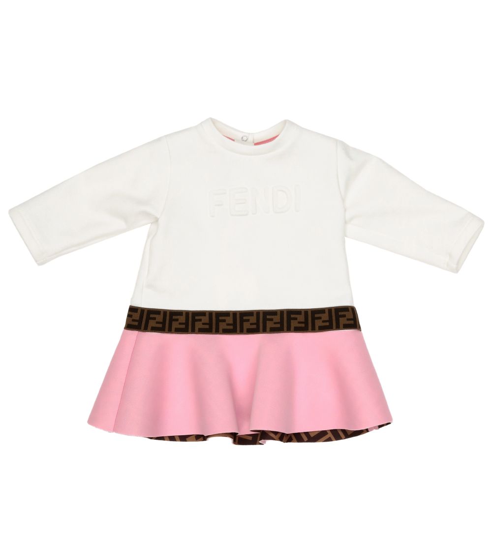 Fendi Dress - White/Pink