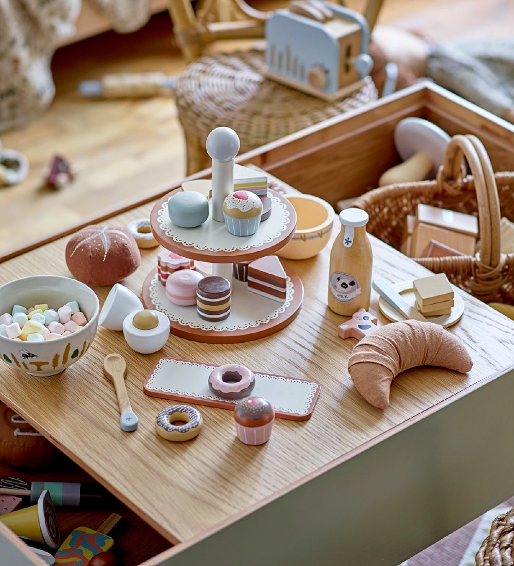 Bloomingville Play Food - 6 parts - Textile - Pastries