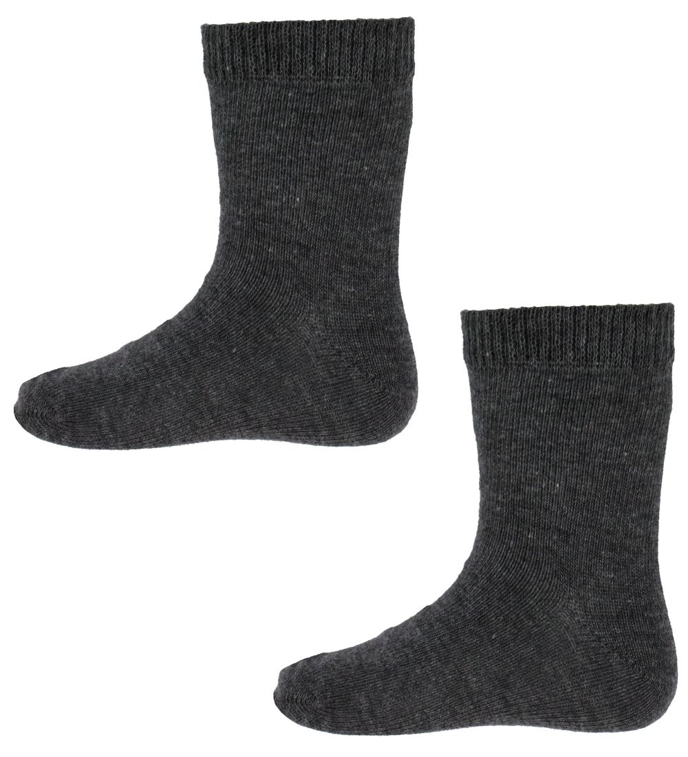 Minymo Socks - 5-Pack - Dark Greymelange